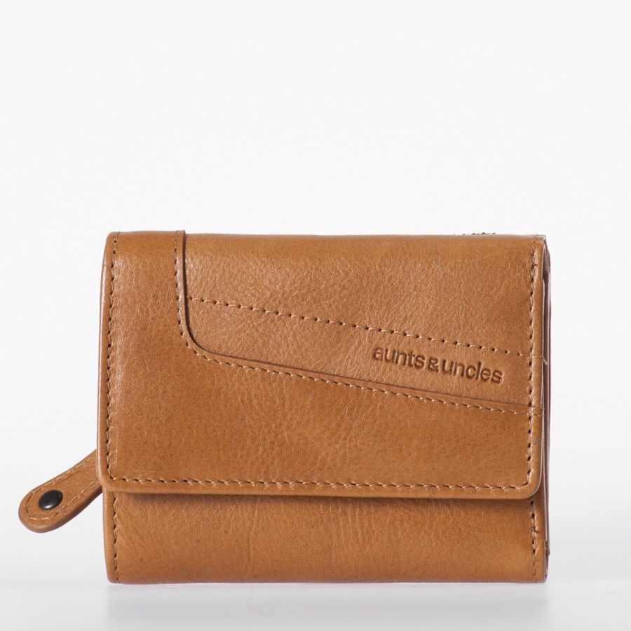 Portemonnees Aunts & Uncles | Aunts & Uncles Grandma'S Luxury Club Nancy Wallet Caramel