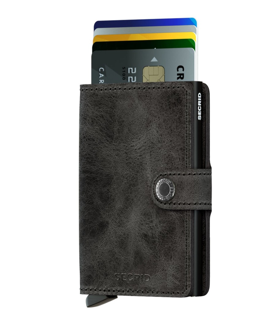 Portemonnees Secrid | Secrid Miniwallet Vintage Black